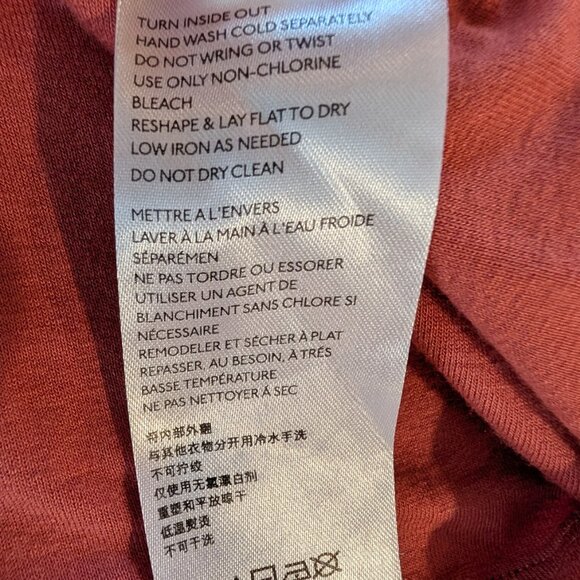 Anthropologie Women's Lace Top size small shirt Pink blouse casual feminine - Picture 6 of 8